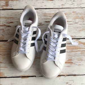 Adidas Grand Court Sneaker blk/wht sz 8.5